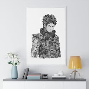 OBITO BLACK & WHITE FRAMED POSTER OBITO BLACK & WHITE FRAMED POSTER