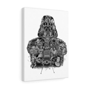 DARTH VADER BLACK & WHITE CANVAS DARTH VADER BLACK & WHITE CANVAS
