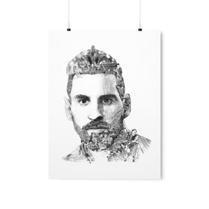 MESSI BLACK & WHITE POSTER MESSI BLACK & WHITE POSTER