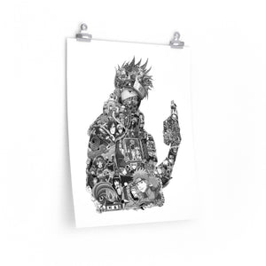 KAKASHI BLACK & WHITE POSTER KAKASHI BLACK & WHITE POSTER