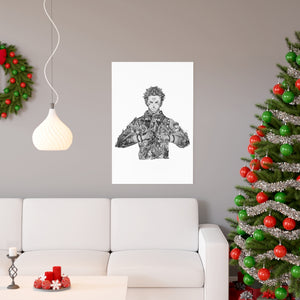 SUKUNA BLACK & WHITE POSTER SUKUNA BLACK & WHITE POSTER