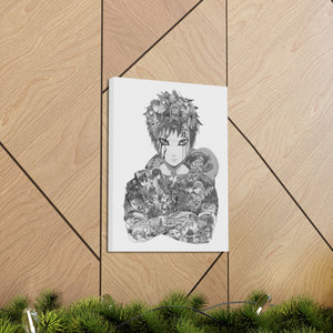 GAARA BLACK & WHITE CANVAS GAARA BLACK & WHITE CANVAS