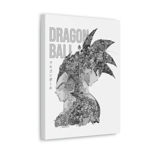 GOKU VEGETA BLACK & WHITE CANVAS GOKU VEGETA BLACK & WHITE CANVAS