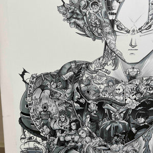 GOKU BLACK & WHITE CANVAS GOKU BLACK & WHITE CANVAS